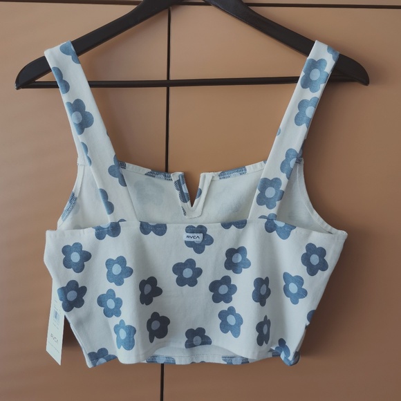 RVCA Pleasure Cropped Tank Top - NWT (L) - Picture 8 of 13